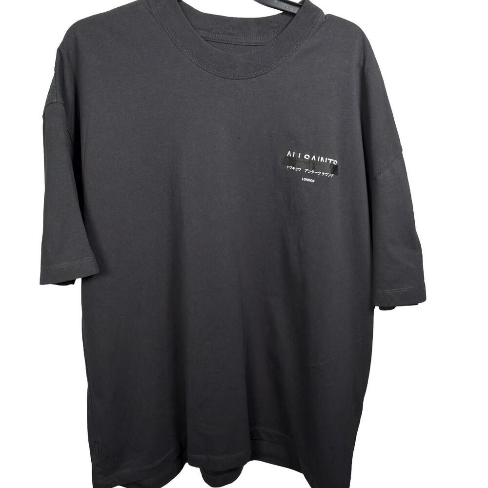 AllSaints - Men's Redact Short Sleeves Graphic T-Shirt - Size Large